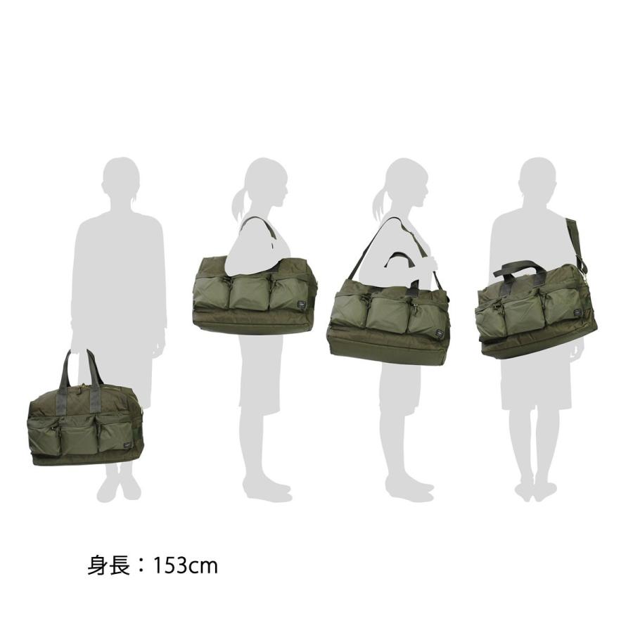 ポーター フォース 2WAYダッフルバッグ 855-05900 ボストンバッグ 吉田カバン PORTER FORCE 2WAY DUFFLE BAG 大容量 旅行 トラベル｜galleria-onlineshop｜11