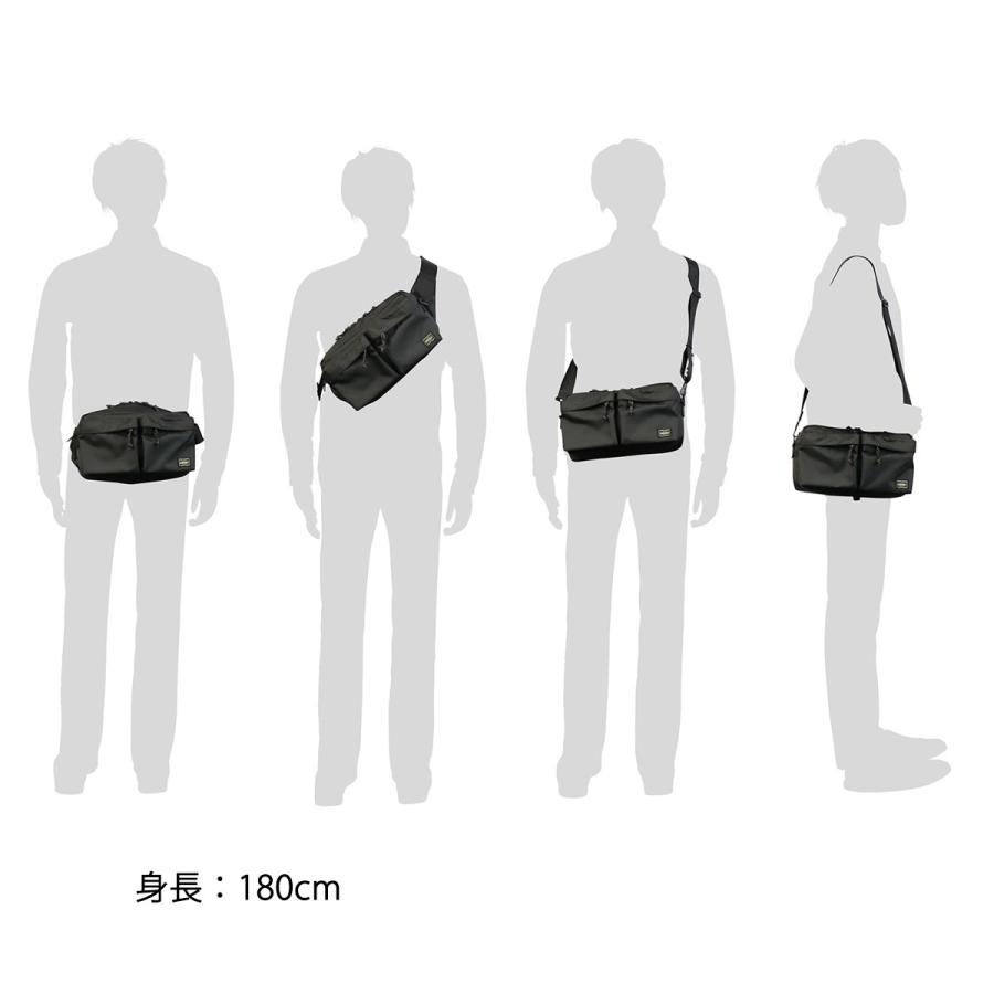 ポーター フォース 2WAYウエストバッグ 855-07418 ショルダーバッグ 吉田カバン PORTER FORCE 2WAY WAIST BAG 斜めがけ 肩掛け メンズ レディース｜galleria-onlineshop｜11