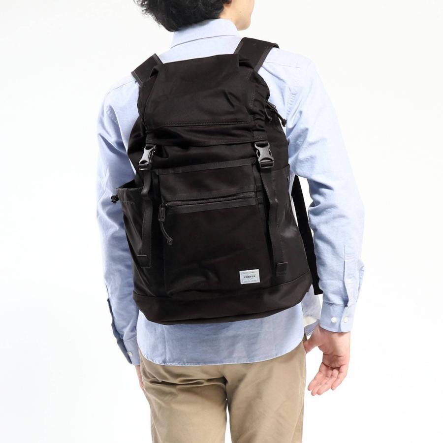 ポーター スイッチ バックパック 874-19677 吉田カバン PORTER SWITCH BACKPACK リュックサック メンズ レディース B4 A4 26L 大容量 通学 シンプル 黒｜galleria-onlineshop｜04