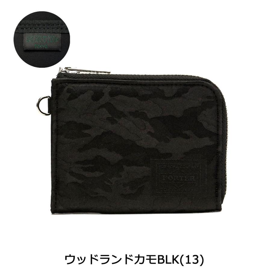 ポーター ギリー ウォレット 886-16141 財布 吉田カバン PORTER GHILLIE L字ファスナー コンパクト ミニ財布 WALLET 迷彩 ミリタリー メンズ レディース｜galleria-onlineshop｜12