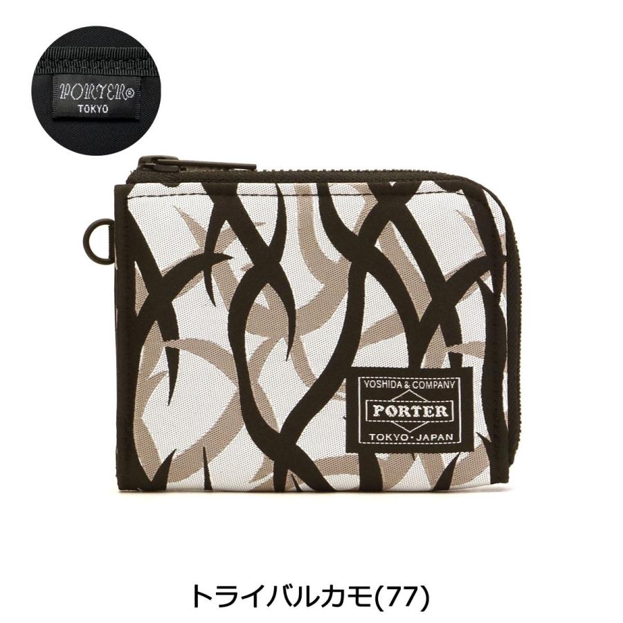 ポーター ギリー ウォレット 886-16141 財布 吉田カバン PORTER GHILLIE L字ファスナー コンパクト ミニ財布 WALLET 迷彩 ミリタリー メンズ レディース｜galleria-onlineshop｜17