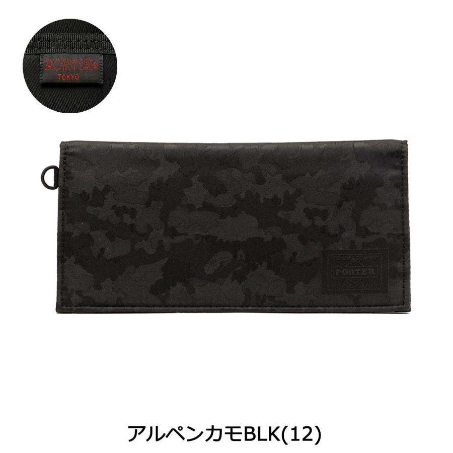 ポーター ギリー ロングウォレット 886-16142 長財布 吉田カバン PORTER GHILLIE WALLET かぶせ フラップ 薄い 迷彩 ミリタリー 柄 メンズ レディース｜galleria-onlineshop｜10