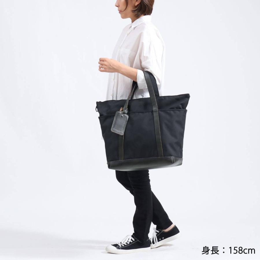 最大40%★5/15限定 アーツアンドクラフツ トートバッグ ARTS&CRAFTS バッグ BLACK NYLON BASIC ZIP TOP TOTE トート ファスナー A4 本革 メンズ レディース｜galleria-onlineshop｜09