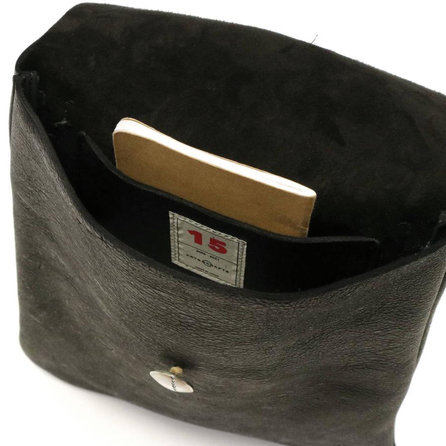 セール30%OFF アーツアンドクラフツ ショルダーバッグ ARTS&CRAFTS 15th KUDU FLAT SHOULDER L ショルダー ポシェット A5 メンズ レディースの画像