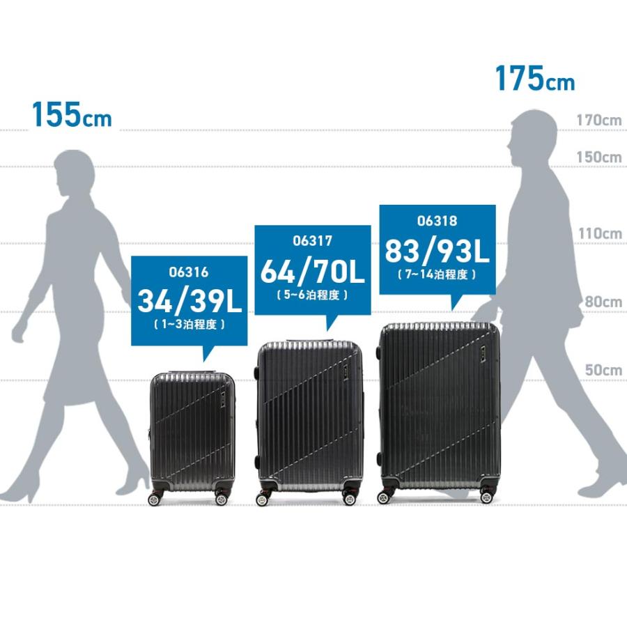 エース スーツケース ACE クレスタ キャリーケース 軽量 ace 64L 70L 拡張 5泊 6泊 双輪 4輪 TSロック 旅行 出張 メンズ レディース 06317｜galleria-onlineshop｜26