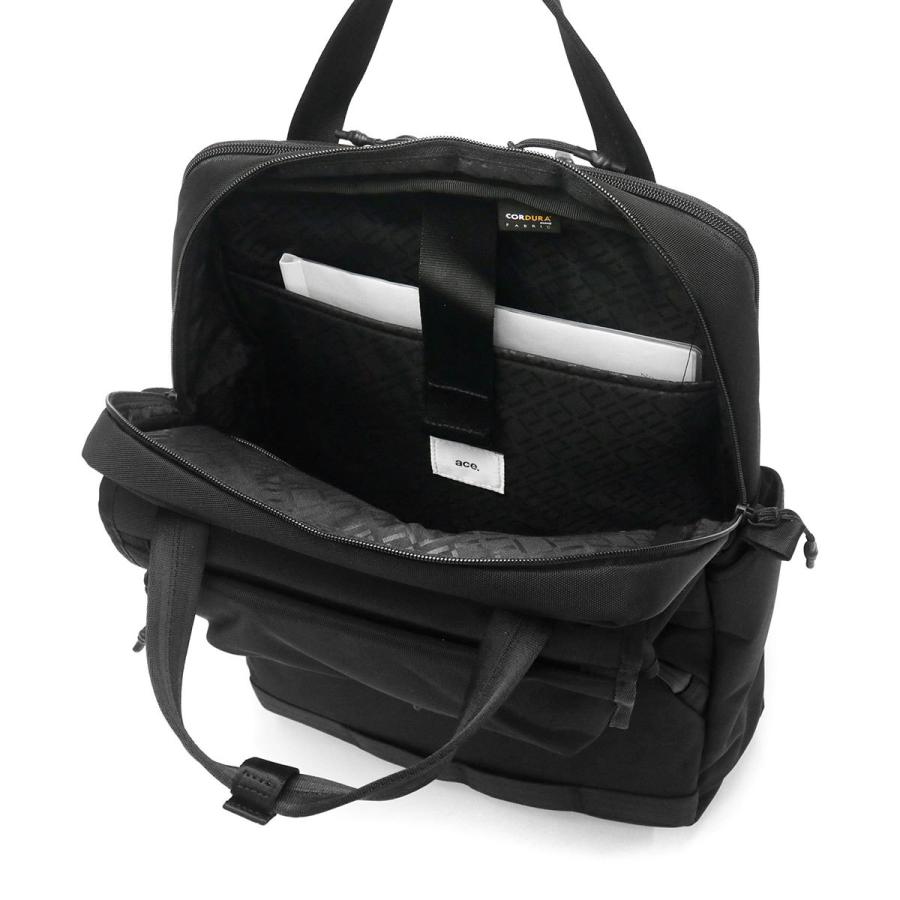最大53%★6/1迄 セール30%OFF エースジーン リュック メンズ レディース 通学 シンプル 黒 ace.GENE バック 13L B4 PC 防水 撥水 MULTI TIDE 67583 爆買の画像