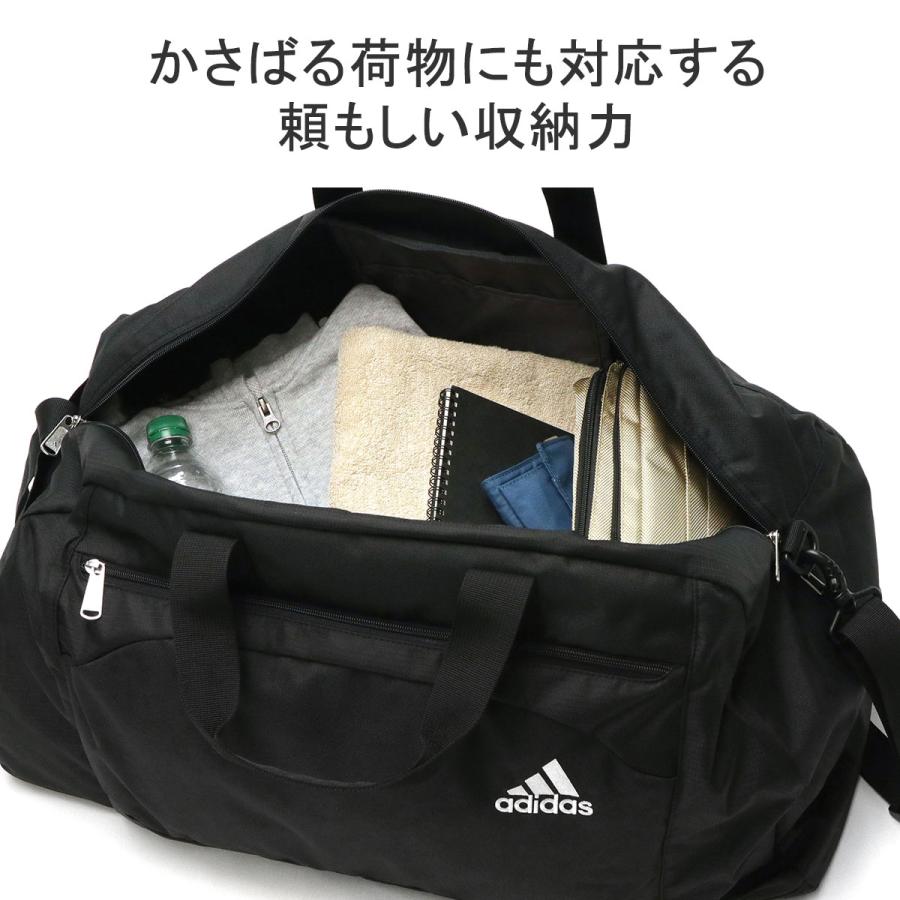 アディダス ボストンバッグ メンズ レディース 大容量 修学旅行 旅行 adidas 軽量 男子 女子 ボストン 旅行バッグ 2WAY 2泊 3泊 48L 63527｜galleria-onlineshop｜11