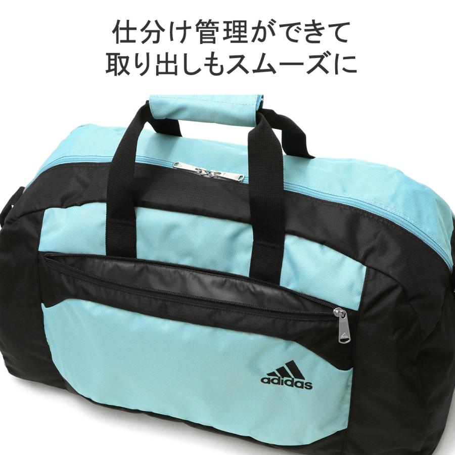 セール アディダス ボストンバッグ メンズ レディース 大容量 修学旅行 旅行 adidas 軽量 男子 女子 ボストン 旅行バッグ 2WAY 2泊 3泊 48L 63527｜galleria-onlineshop｜12