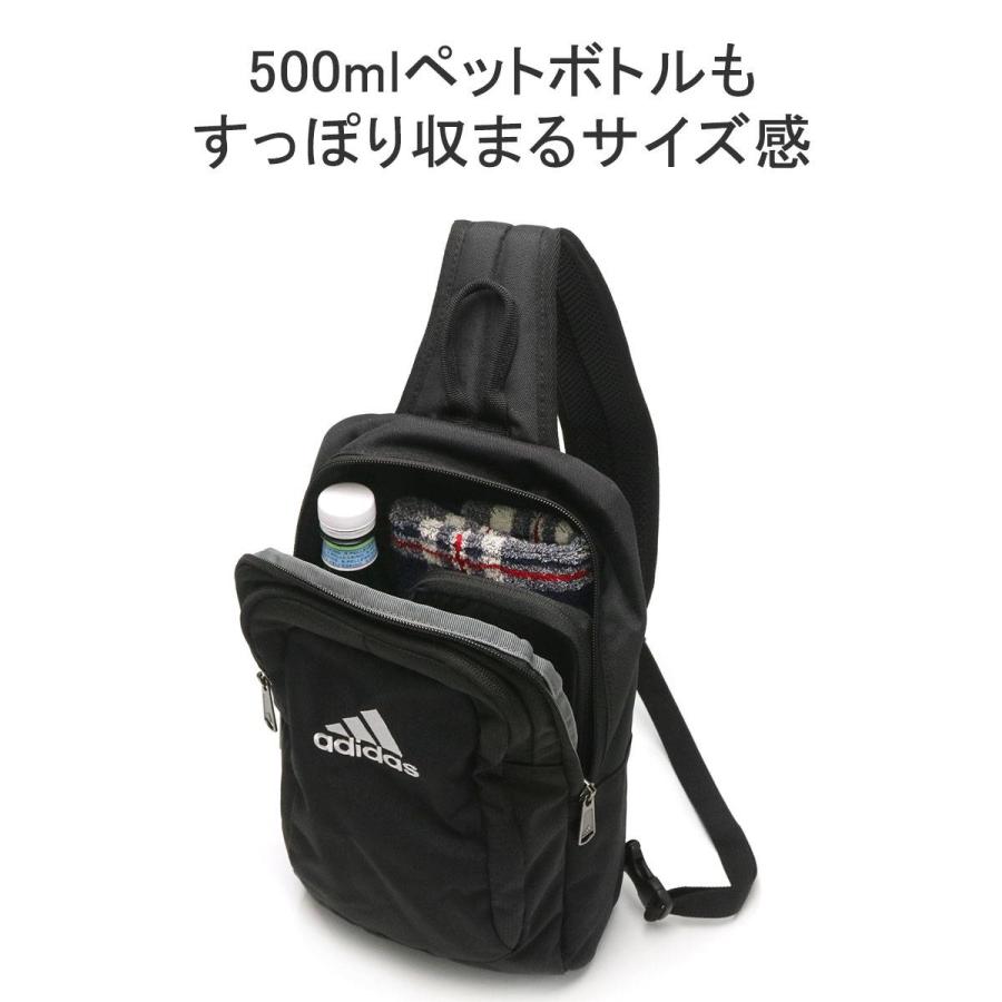 アディダス ボディバッグ メンズ レディース adidas 大きめL バッグ ショルダーバッグ スポーツ 斜めがけ A5 6L 63792 2024 新作｜galleria-onlineshop｜12