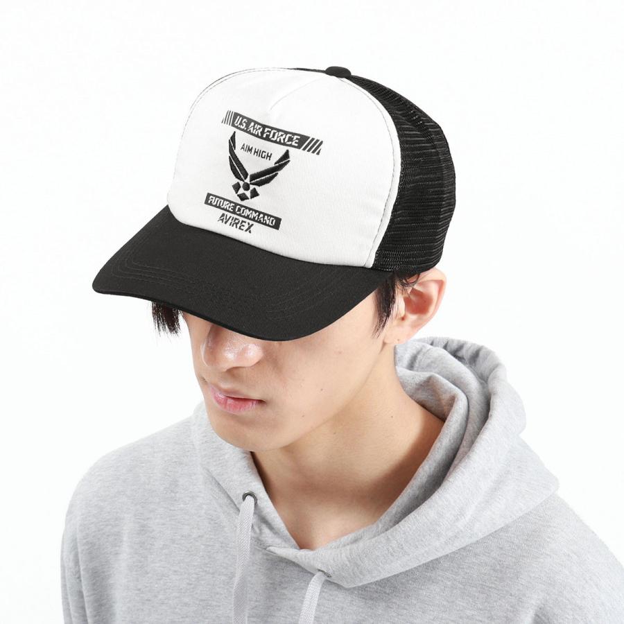 最大30%★5/1限定 アヴィレックス キャップ AVIREX HEAD WEAR AIR FORCE MESH CAP 帽子 メッシュキャップ サイズ調整 メンズ レディース 70022700｜galleria-onlineshop｜09