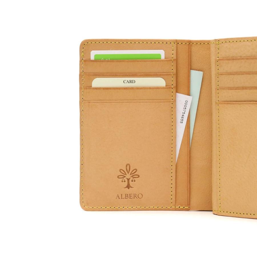 ALBERO（アルベロ） 最大50%☆12/5限定 二つ折り財布 財布 コンパクト