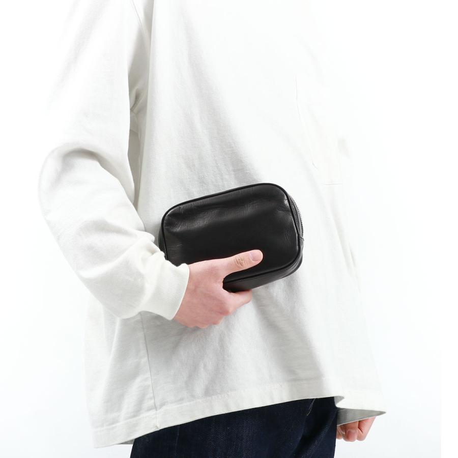 【新品未使用】aniary アニアリ ダブルジップ レザーポーチ 日本製　レア aniary 最大51%☆11/7限定 正規取扱店 アニアリ ポーチ Reality