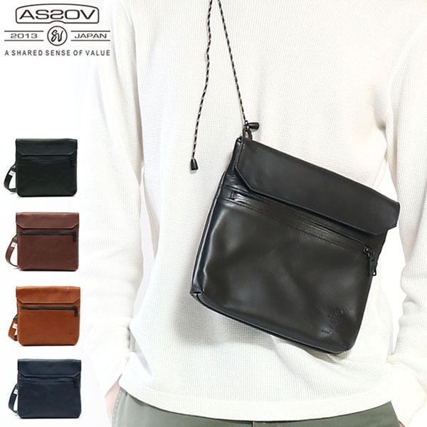 アッソブ AS2OV サコッシュ WATER PROOF JES LEATHER SACOCHE ショルダーバッグ ASSOV 091800 メンズ レディース｜galleria-onlineshop