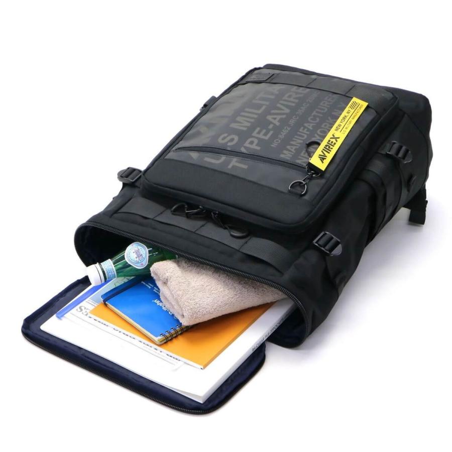 選べるノベルティ アビレックス バッグ AVIREX アヴィレックス リュック SUPER HORNET バックパック A4 B4 PC収納 30L 大容量 メンズ レディース AVX598の画像