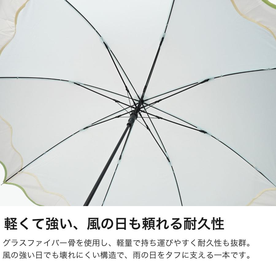 because（ビコーズ） 最大42%☆6/11限定 長傘 レディース 傘 ビニール
