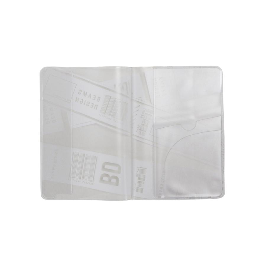 最大35%★3/24限定 【メール便】ビームスデザイン パスポートケース BEAMS DESIGN CLEAR PASSPORT COVER  (BARCODE) パスポートカバー 旅行 トラベル GW-BD53