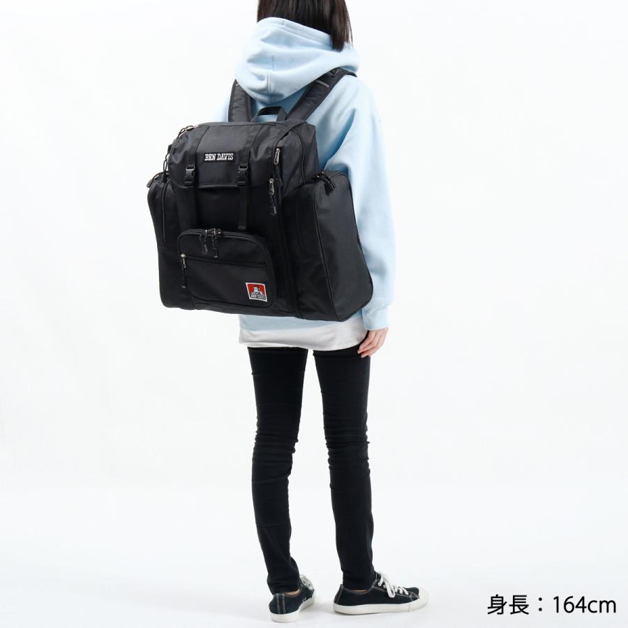 ベンデイビス リュック BEN DAVIS KIDS DAYPACK キッズデイパック 旅行 合宿 拡張 大容量 48L 軽量 レディース 小学生 中学生 BDW-8316K｜galleria-onlineshop｜04