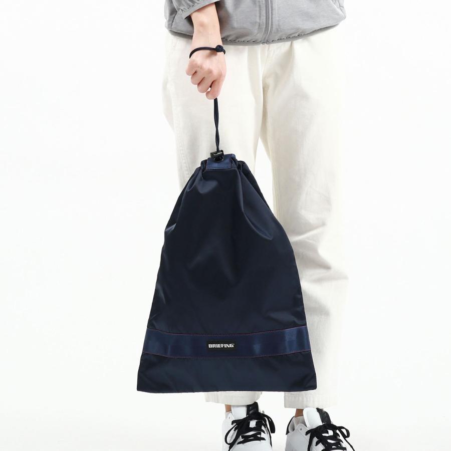 日本正規品 ブリーフィング ゴルフ ポーチ BRIEFING GOLF DRAWSTRING POUCH M ECO TWILL 巾着バッグ シューズ収納 BRG223G53｜galleria-onlineshop｜06