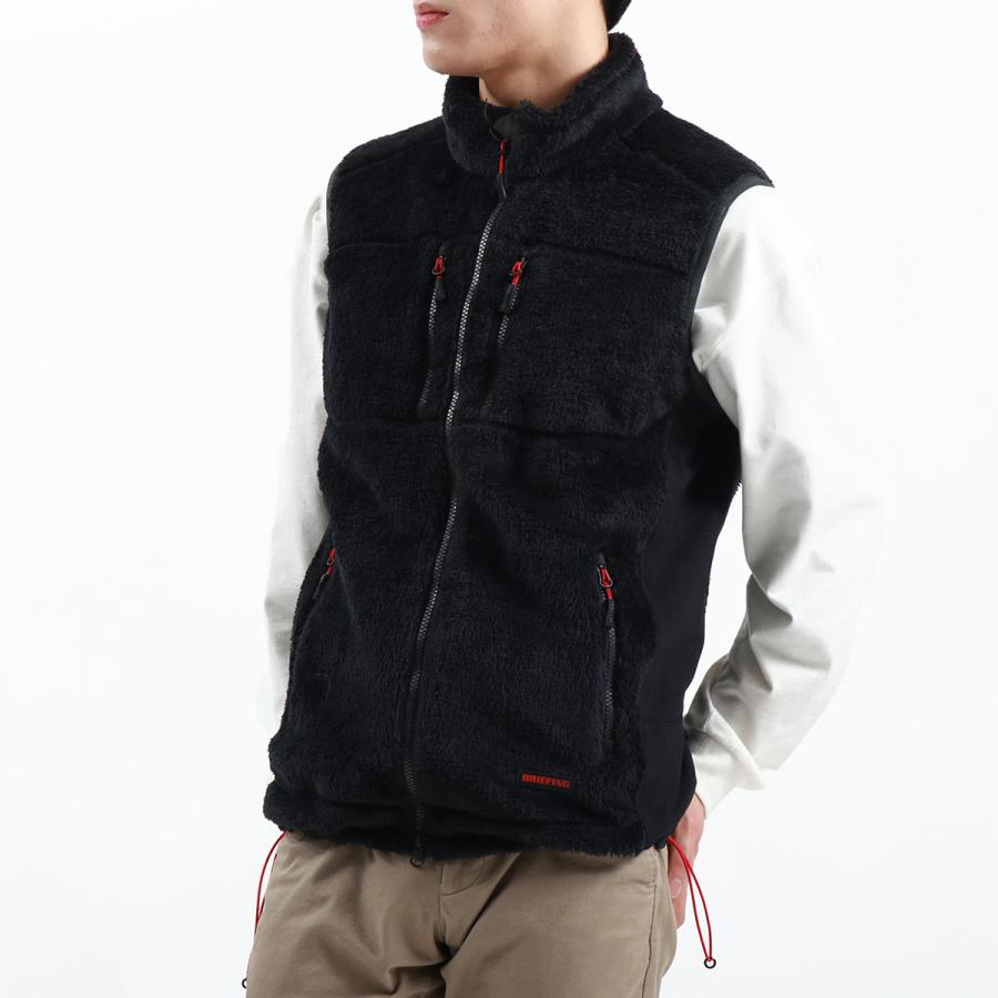 セール20%OFF 日本正規品 ブリーフィング ゴルフ ベスト メンズ BRIEFING GOLF ゴルフウェア フリース ボア 冬 MENS POLARTEC FLEECE VEST BRG223M35｜galleria-onlineshop｜13