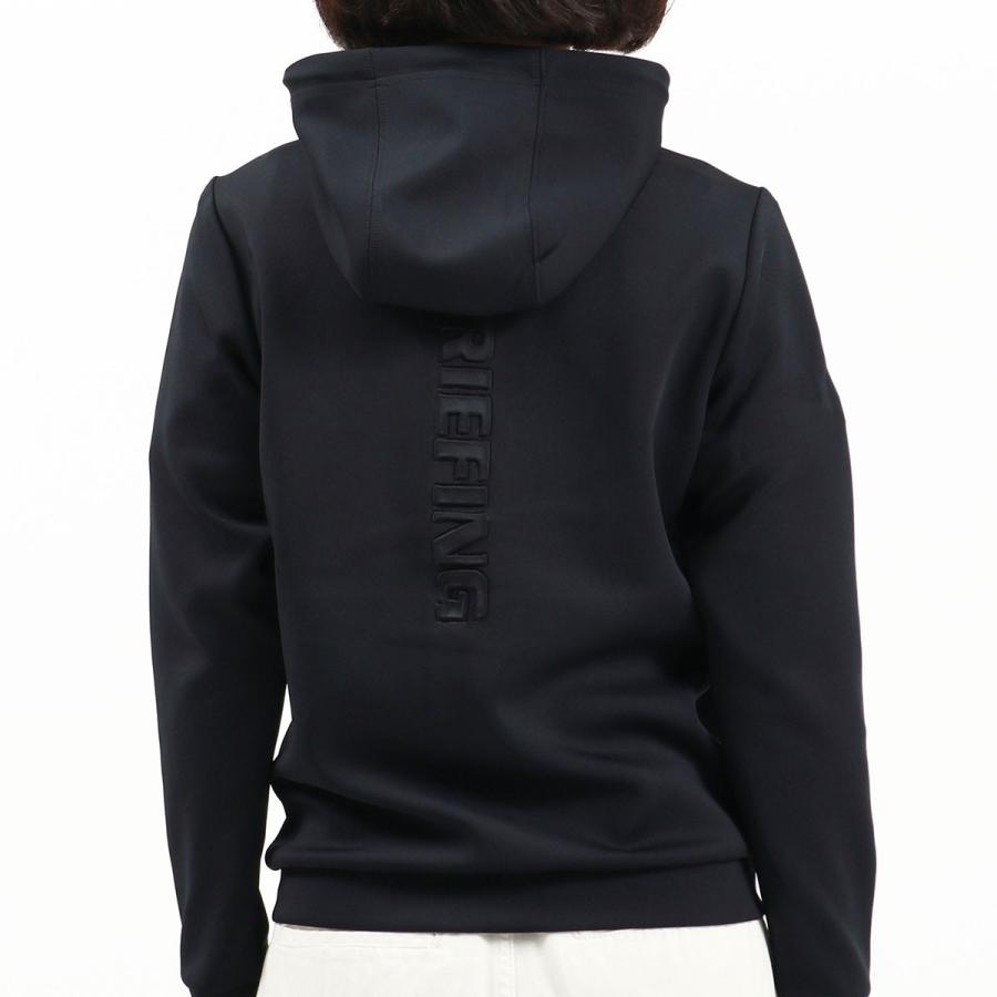 セール20%OFF 日本正規品 ブリーフィング ゴルフウェア BRIEFING GOLF WOMENS 3D LOGO PARKA パーカー  ジップアップ ストレッチ レディース BBG223W03