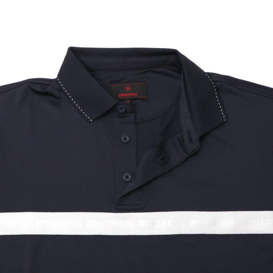 最大40%★5/15限定 日本正規品 ブリーフィング ゴルフ ウェア メンズ ポロシャツ 半袖 おしゃれ BRIEFING GOLF MENS SLEEVE LOGO POLO RELAXED FIT BRG241M49｜galleria-onlineshop｜18