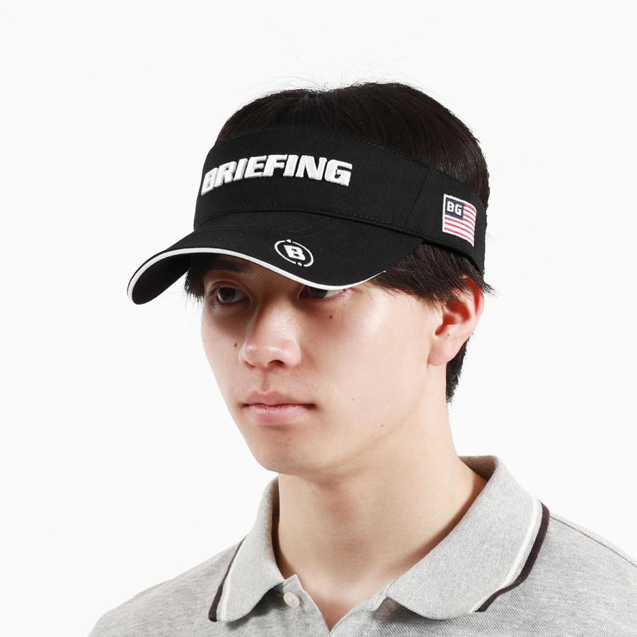 日本正規品 ブリーフィング ゴルフ サンバイザー メンズ ゴルフ BRIEFING GOLF 大きめ 帽子 ゴルフバイザー シンプル スポーツ BRG241M91｜galleria-onlineshop｜08