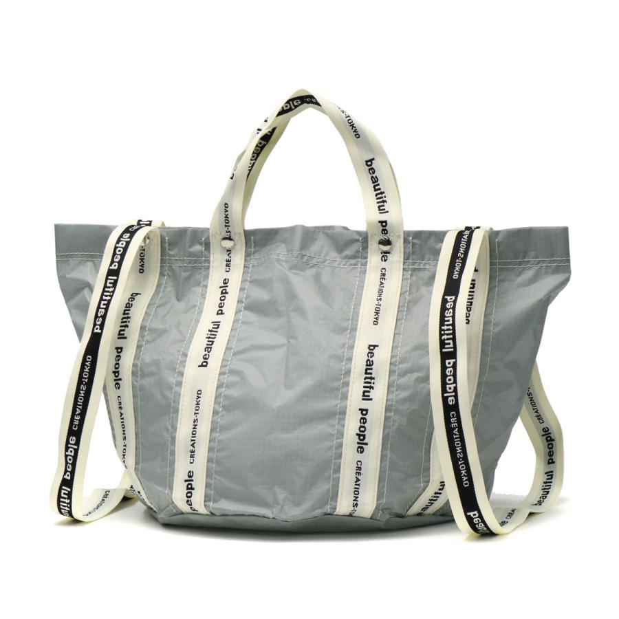 最大40%★5/15限定 ビューティフルピープル トートバッグ beautiful people sail cloth logo tape shift bag S トート 2WAY レディース 611938｜galleria-onlineshop｜15