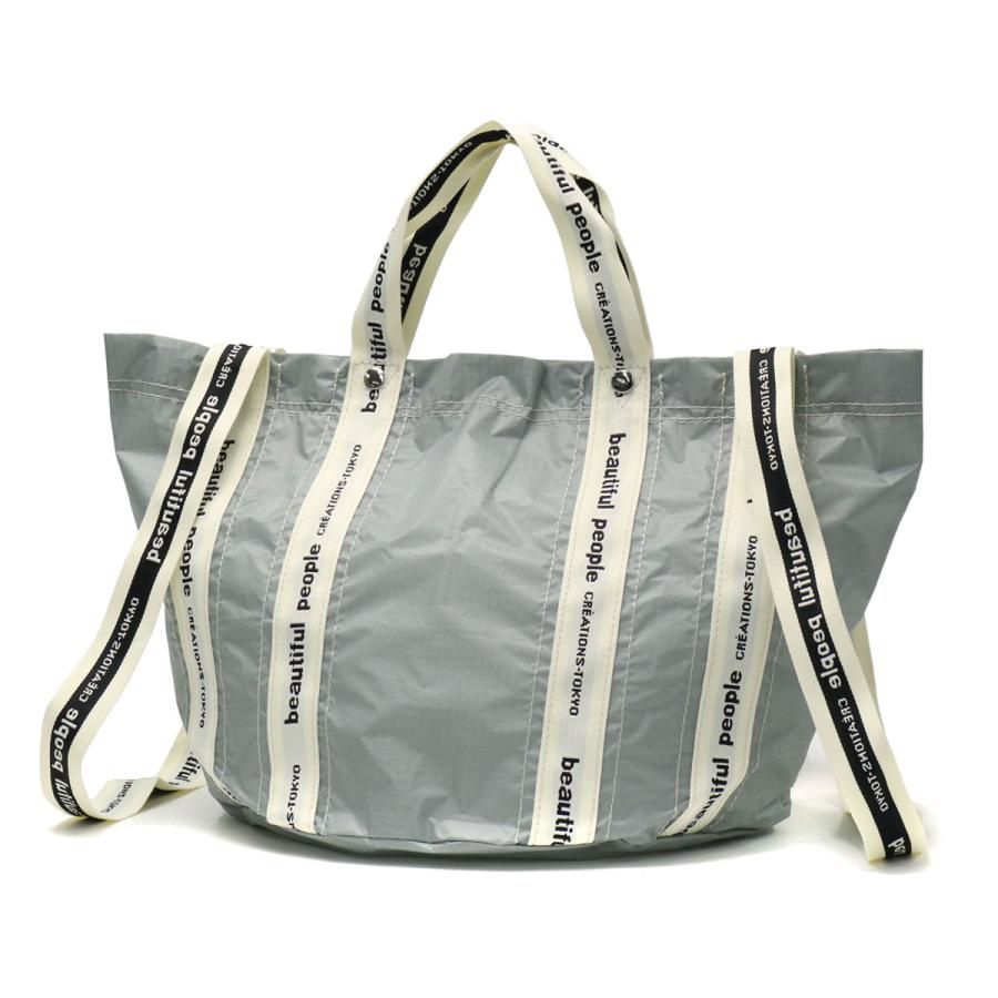 最大40%★5/15限定 ビューティフルピープル トートバッグ beautiful people sail cloth logo tape shift bag S トート 2WAY レディース 611938｜galleria-onlineshop｜11