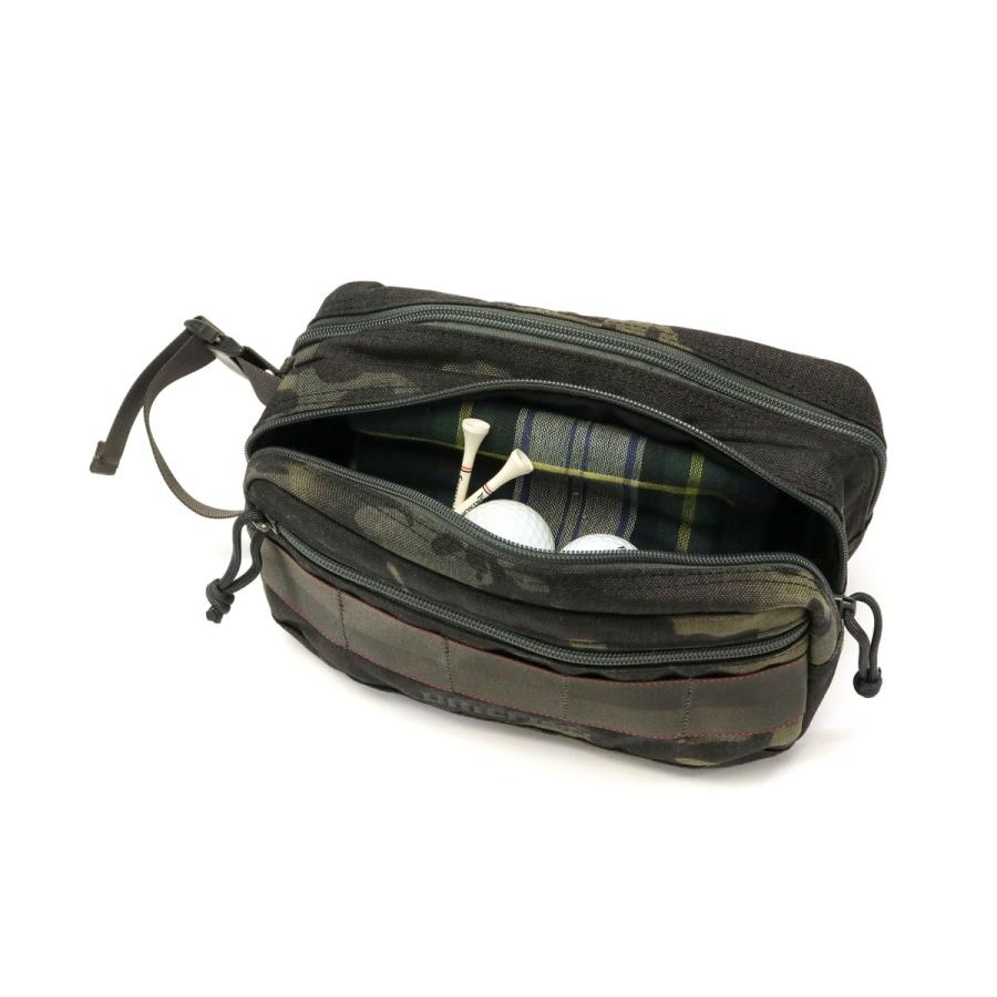 最大40%★3/15限定 日本正規品 ブリーフィング ゴルフ ポーチ BRIEFING GOLF STANDARD SERIES TURF  DOUBLE ZIP POUCH 1000D ゴルフポーチ 小物入れ BRG231G44