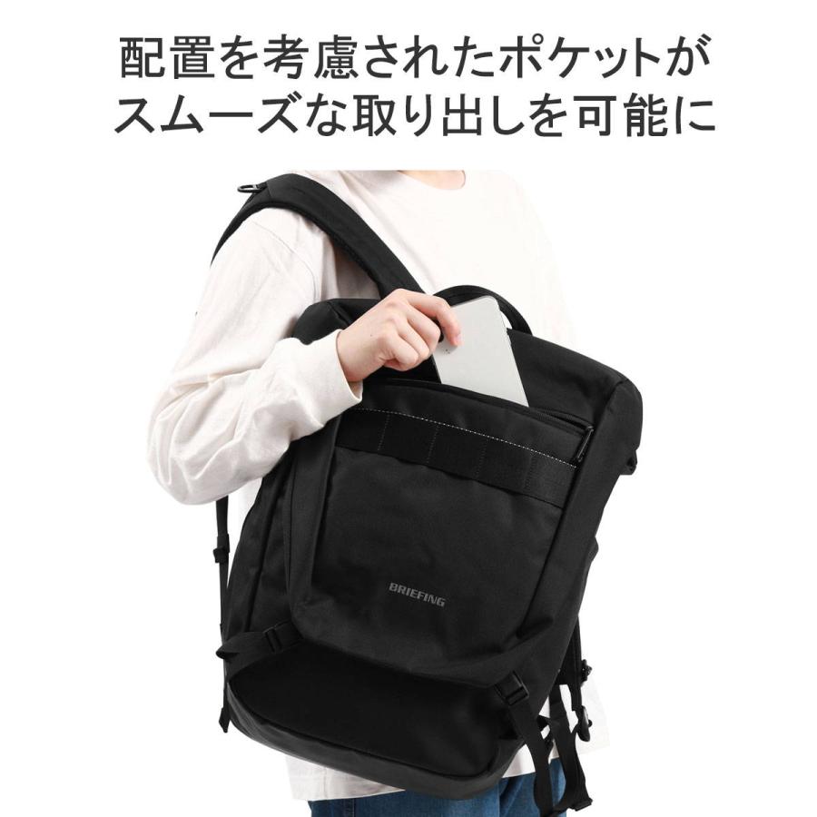 日本正規品 ブリーフィング リュック BRIEFING MFC COLLECTION MFC FLAP PACK WR リュックサック 22.2L A4 B4 メンズ レディース BRA231P45｜galleria-onlineshop｜10