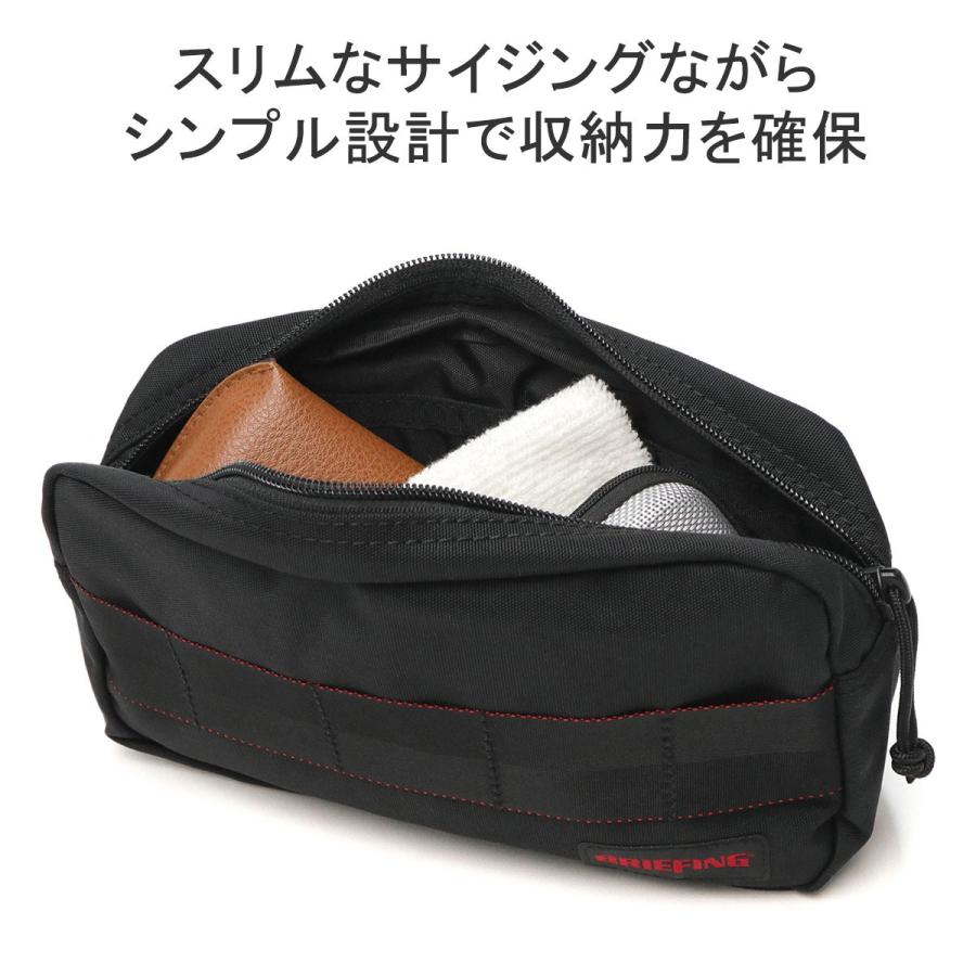 日本正規品 ブリーフィング ポーチ メンズ レディース 小物入れ BRIEFING ブランド トラベル MODULEWARE ONE ZIP POUCH MW GENII BRA233A38｜galleria-onlineshop｜07