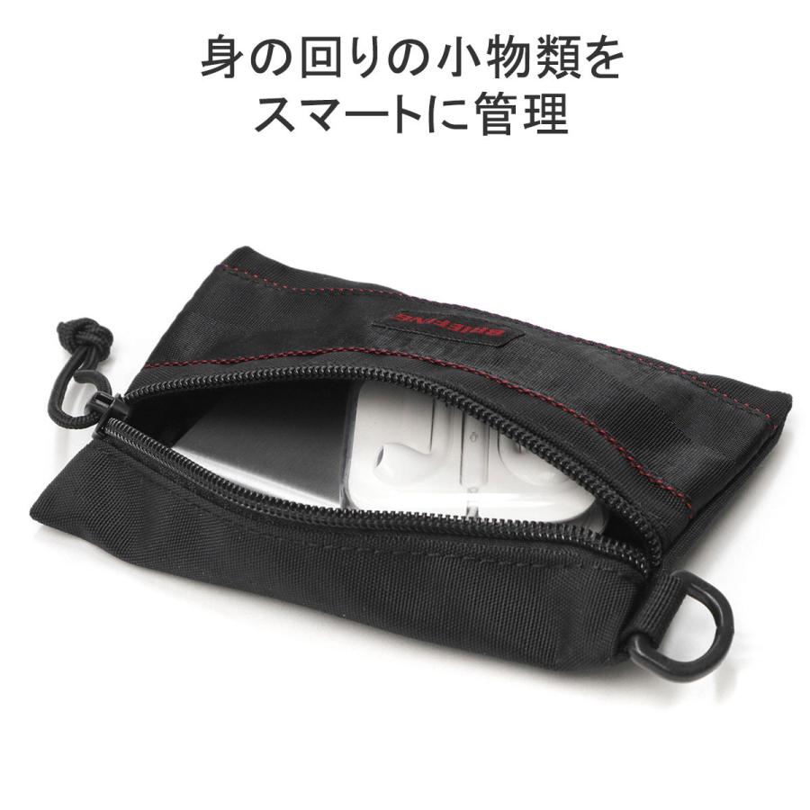 日本正規品 ブリーフィング ポーチ メンズ レディース 小物入れ ブランド 小さめ BRIEFING ナイロン ビジネス トラベル スリム BRA233A39｜galleria-onlineshop｜06