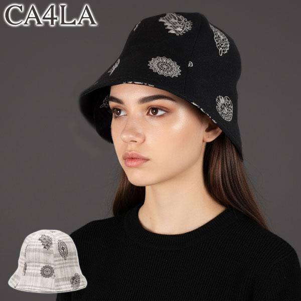 最大51%★5/17限定 CA4LA ハット レディース 秋冬 カシラ 帽子 チューリップハット おしゃれ レース 花 刺繍 リボン 日本製 LILY OF THE VALLEY KTZ02627 | CA4LA