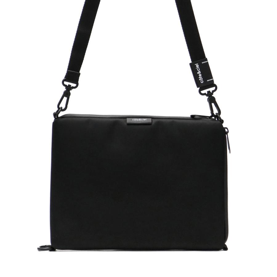 cote&ciel バッグ côte&ciel | Yukon Sleek Black Backpack côte&ciel Official