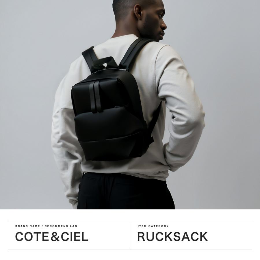 新品✨cote&ciel　リュック　バックパック　タグ付き　ブラック cote&ciel - イザール エア バックパック / リュック - ISAR AIR