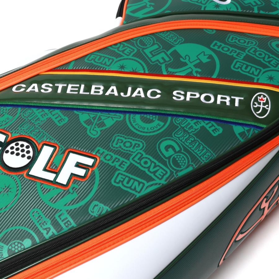 カステルバジャック スポーツ キャディバッグ メンズ レディース CASTELBAJAC SPORT ゴルフ カート 5分割 9型 47インチ ブランド CBC031｜galleria-onlineshop｜24