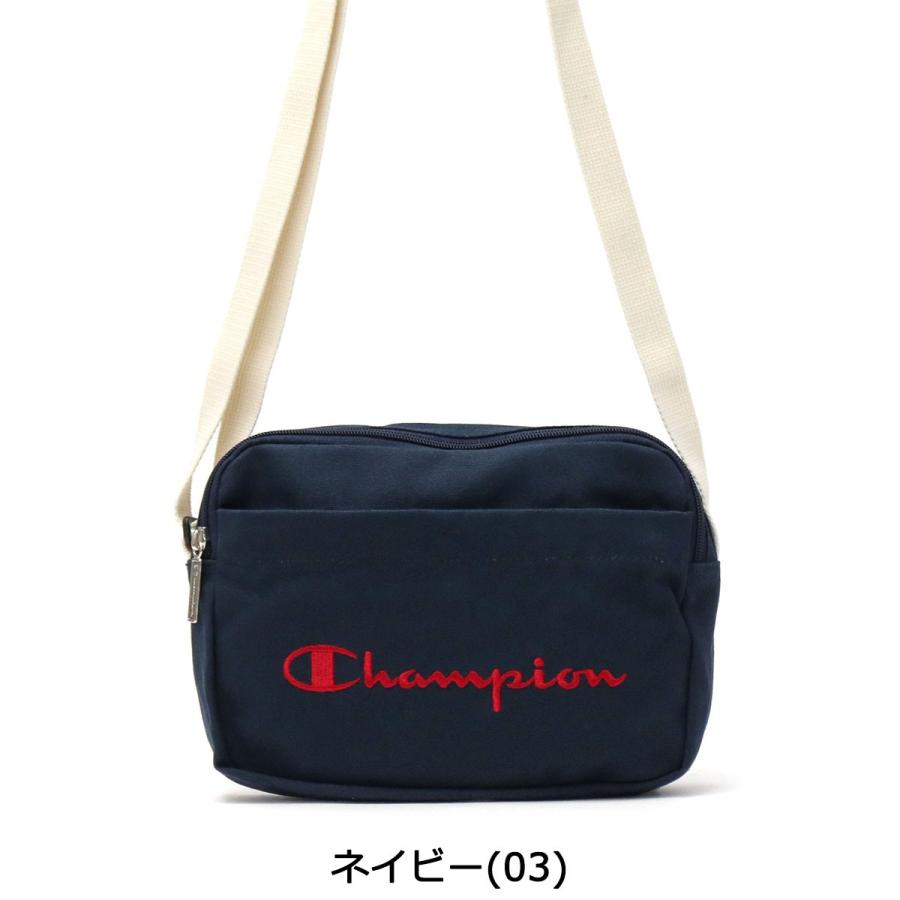 最大27★4/18.19限定チャンピオン ショルダーバッグ Champion バッグ 斜めがけ 小さめ ヒューイ ミニショルダー 2L 軽量