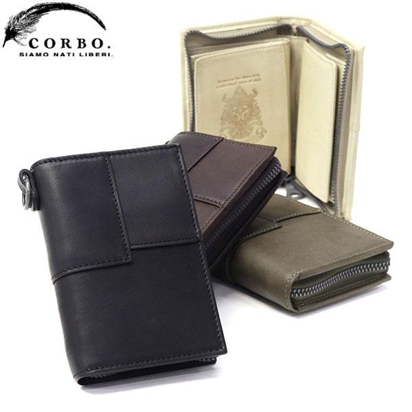 CORBO（コルボ） 最大40%☆10/8限定 財布 メンズ レディース 二つ折り