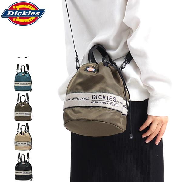 セール50％OFF ディッキーズ ショルダーバッグ Dickies 巾着ショルダー TAPE PURE SHOULDER 斜めがけバッグ レディース 小さめ 9L 14559800｜galleria-onlineshop