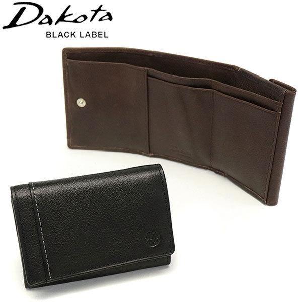 最大41%★4/29限定 ダコタブラックレーベル 財布 Dakota BLACK LABEL 三つ折り財布 リバー4 ビジネス 本革 メンズ 0620700｜galleria-onlineshop