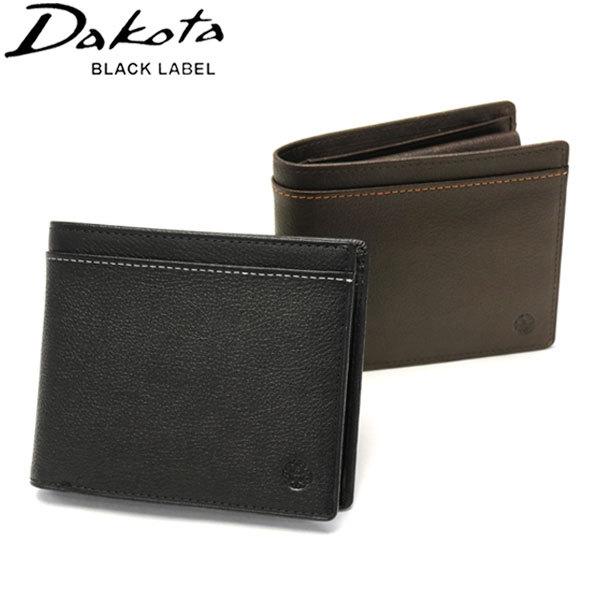 最大41%★4/29限定 ダコタブラックレーベル 財布 Dakota BLACK LABEL リバー4 二つ折り財布 本革 二つ折り 小銭入れあり 軽量 ビジネス メンズ 0620701｜galleria-onlineshop