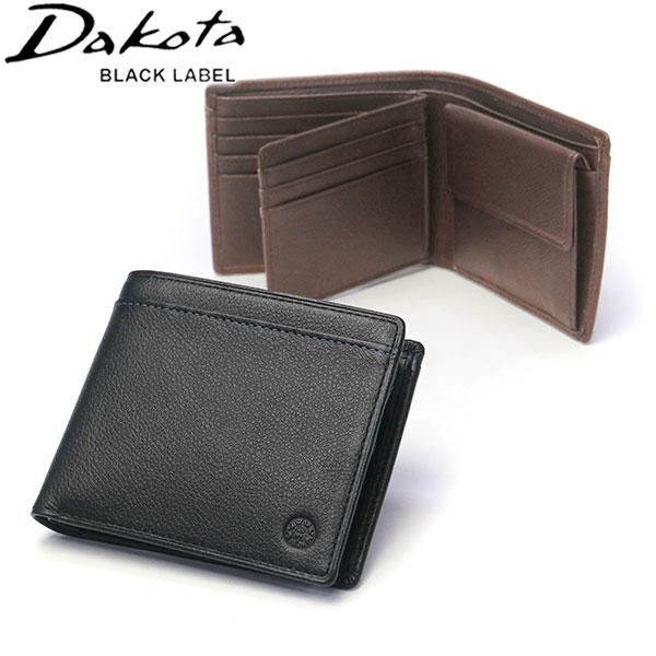 ダコタブラックレーベル 財布 二つ折り財布 メンズ 革 本革 Dakota 