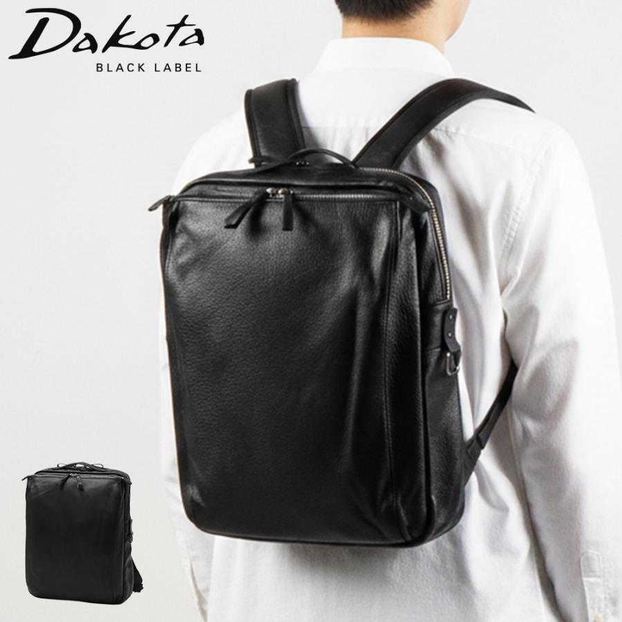 ダコタ　リュック　 本革 レザー　新品　未使用　Dakota 黒　牛革　ブラック Dakota BLACK LABEL 最大50%☆1/15限定 ダコタブラックレーベル