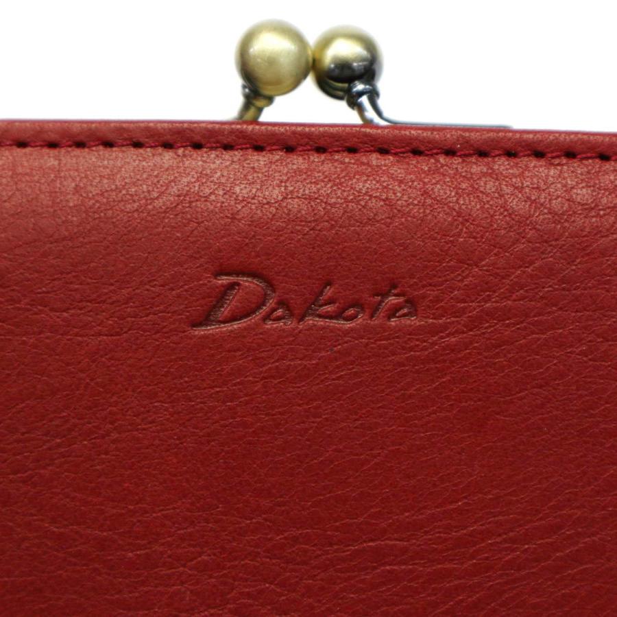 【新品未使用】Dakota ダコタ ラルゴ がま口 財布 レッド レディース Dakota（ダコタ） がま口財布 ラルゴ 小銭入れ コインケース 牛革 本革