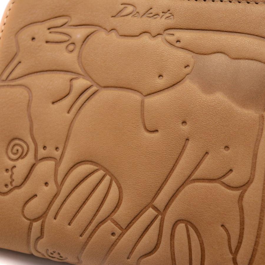 ダコタ小物+選べるノベルティ付 ダコタ 二つ折り財布 Dakota 財布 二つ折り ブランド アニマーレ 小銭入れ 革 動物 おしゃれ レディース 0030190 爆買の画像
