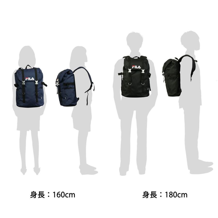 最大39%★5/1限定 フィラ リュック FILA ラウンド デイパック かぶせ 20L 通学 スクールバッグ 中学生 高校生 7557｜galleria-onlineshop｜10