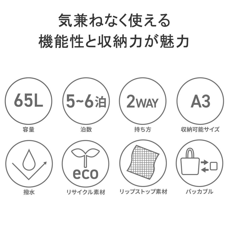 日本正規品 グレゴリー ボストンバッグ 修学旅行 レディース 旅行 メンズ 大容量 2WAY ショルダー 丈夫 撥水 65L リュック GREGORY サプライ65｜galleria-onlineshop｜09