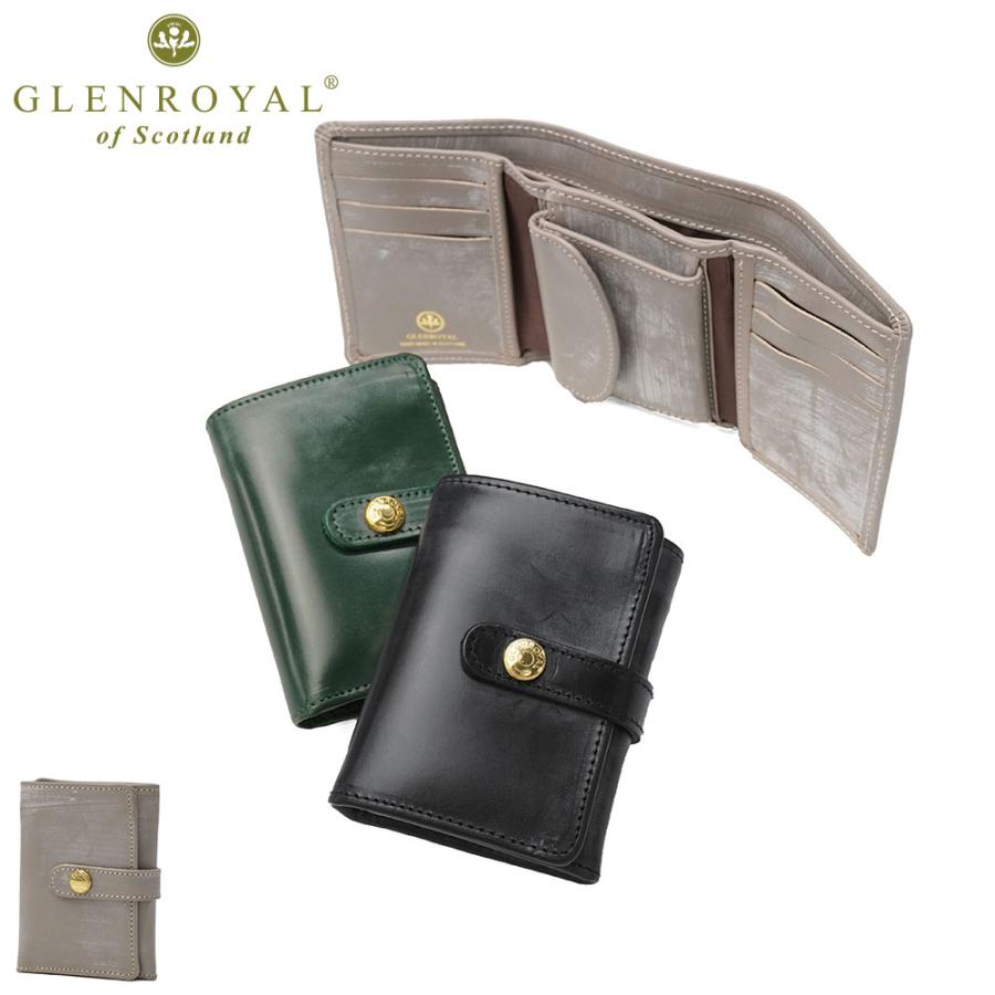 本日限定価格！グレンロイヤル 三つ折り財布 ブライドルレザー GLENROYAL（グレンロイヤル） 最大51%☆6/29迄 正規品3カ月保証 三