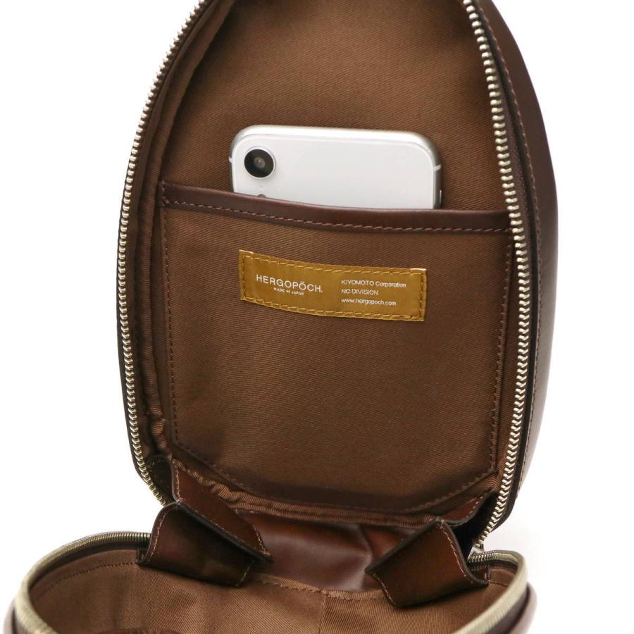 【美品】HERGOPOCH 本革　ボディバッグ　エルゴポック HERGOPOCH（エルゴポック） 最大41%☆7/15限定 正規取扱店 ボディ