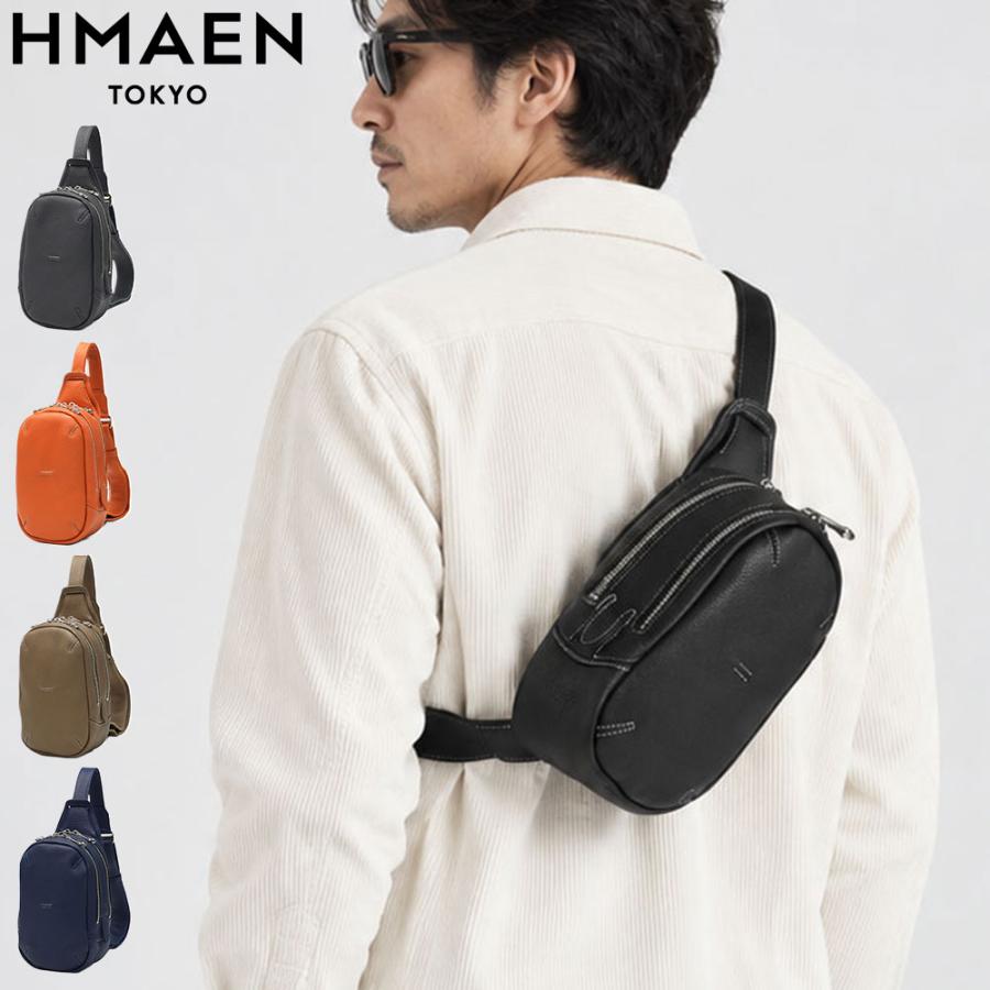 HMAEN 最大42%☆10/20限定 アエナ ボディバッグ メンズ レディース 本